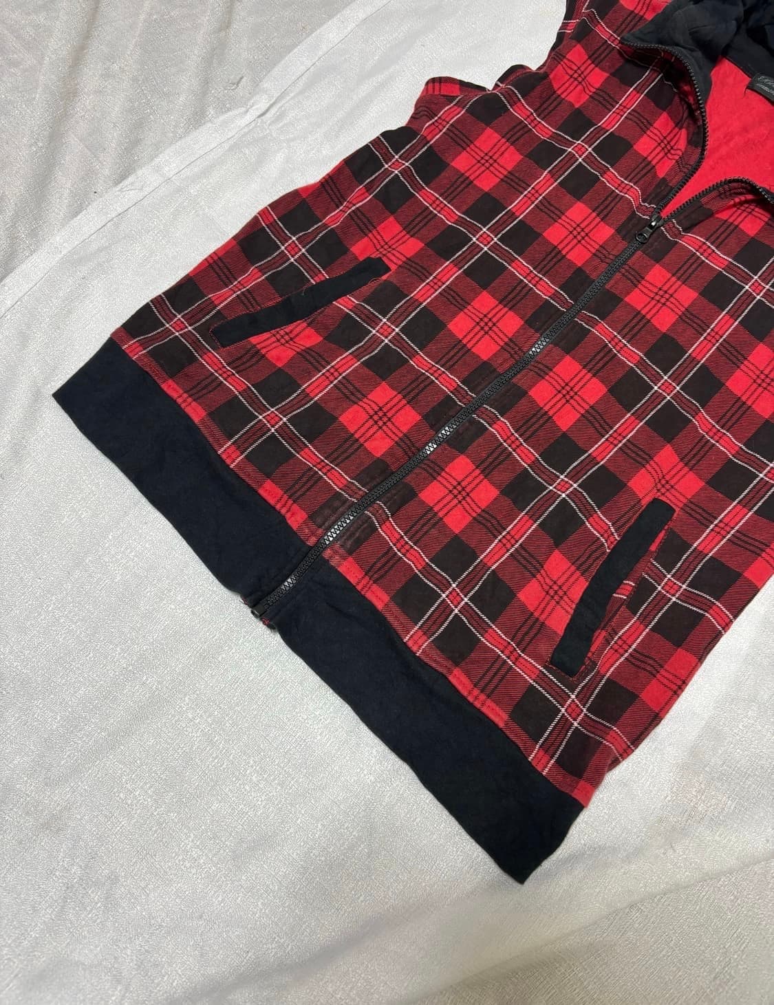 Beaumere 00’s y2k red check zip up 상품이미지6