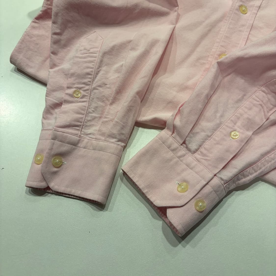 [L] 폴로 랄프로렌 코튼 핑크 골드 빅포니 셔츠 C945 상품이미지7