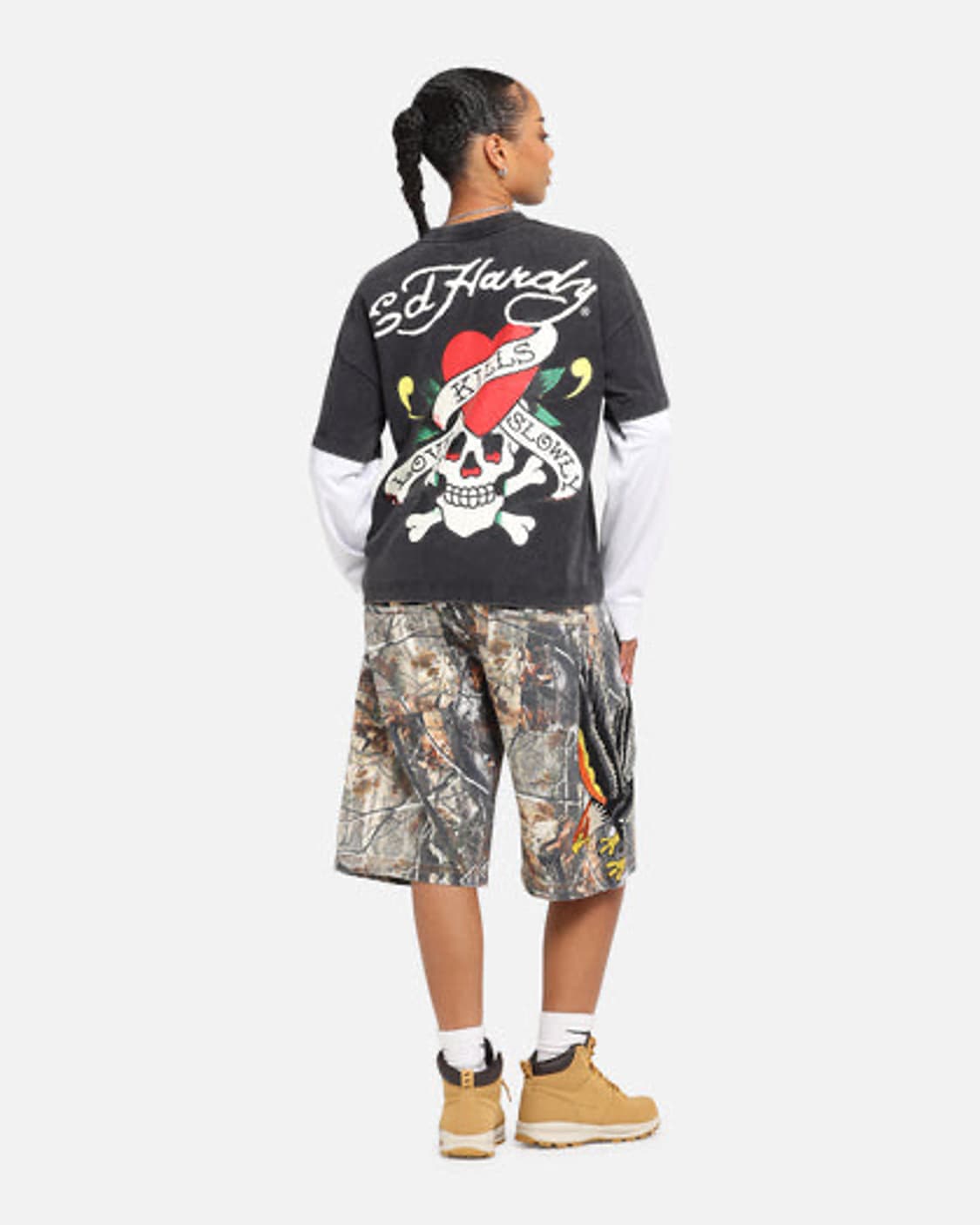 에드하디 오버핏 워시드 롱슬리브 긴팔티 상품이미지9