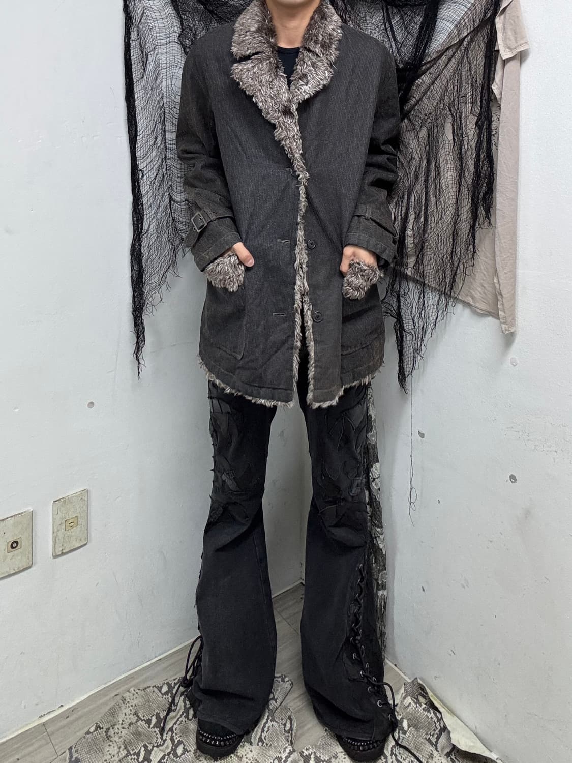 [Splendid VKEI] Fur Trimming Jacket 상품이미지2