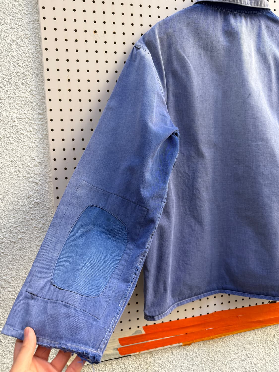 1970s HARD FADED VINTAGE WASHED 프렌치워크자켓 상품이미지9