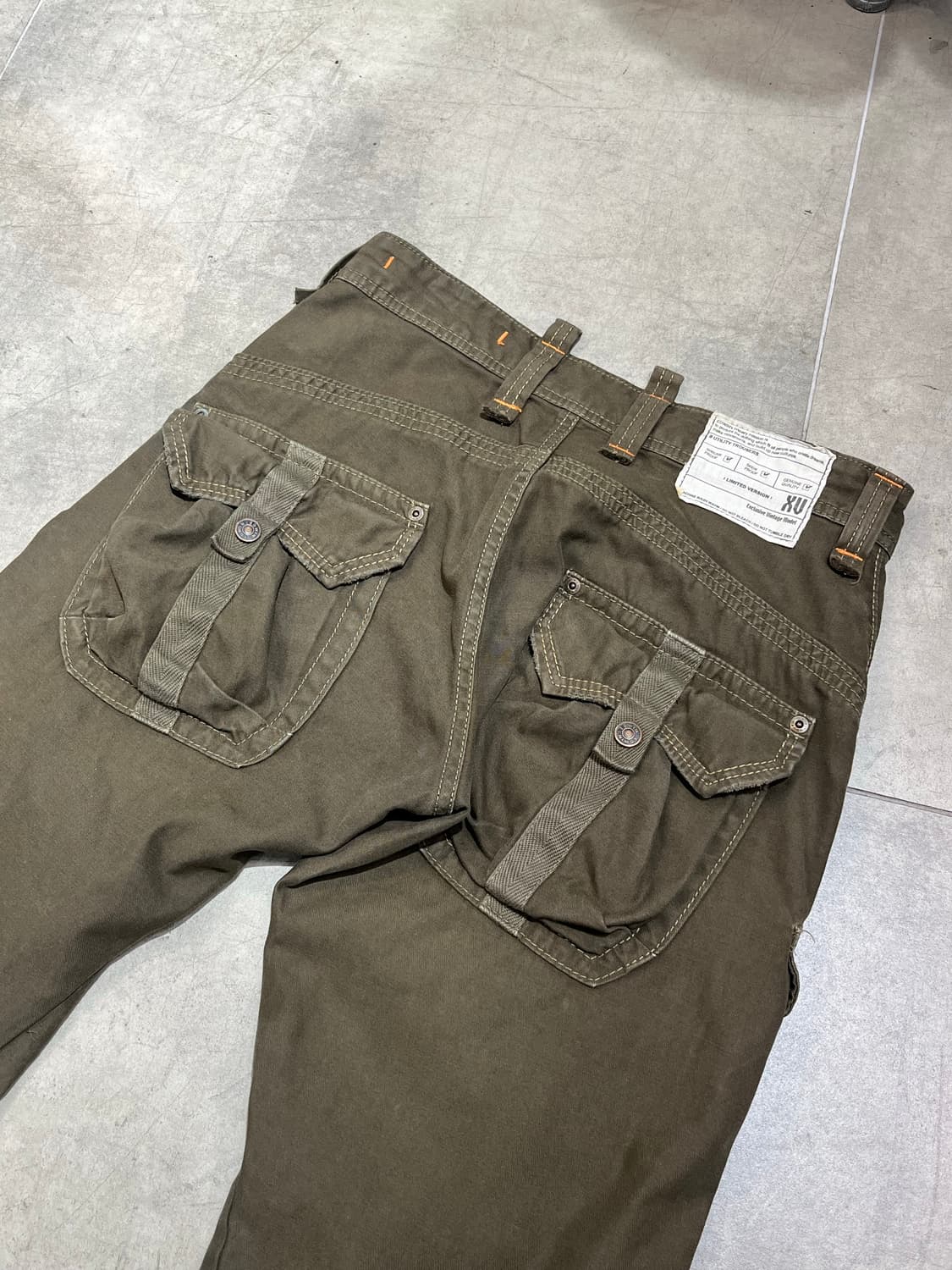 일본 빈티지 Edwin 워크웨어 버클 카고 팬츠 상품이미지9