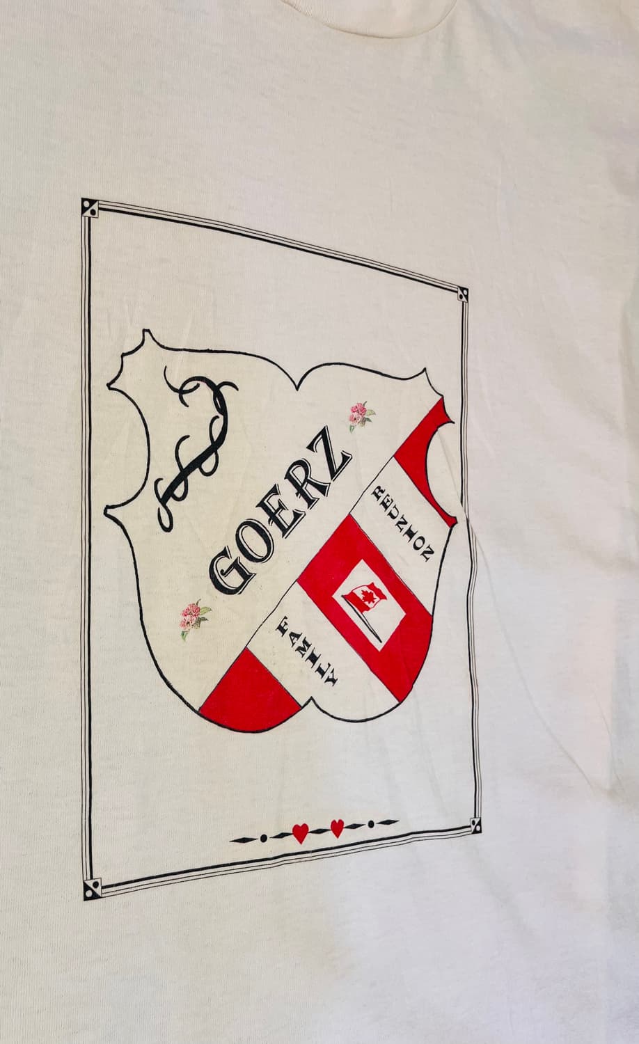 GOERZ 프린팅 반팔티 XXL 상품이미지3