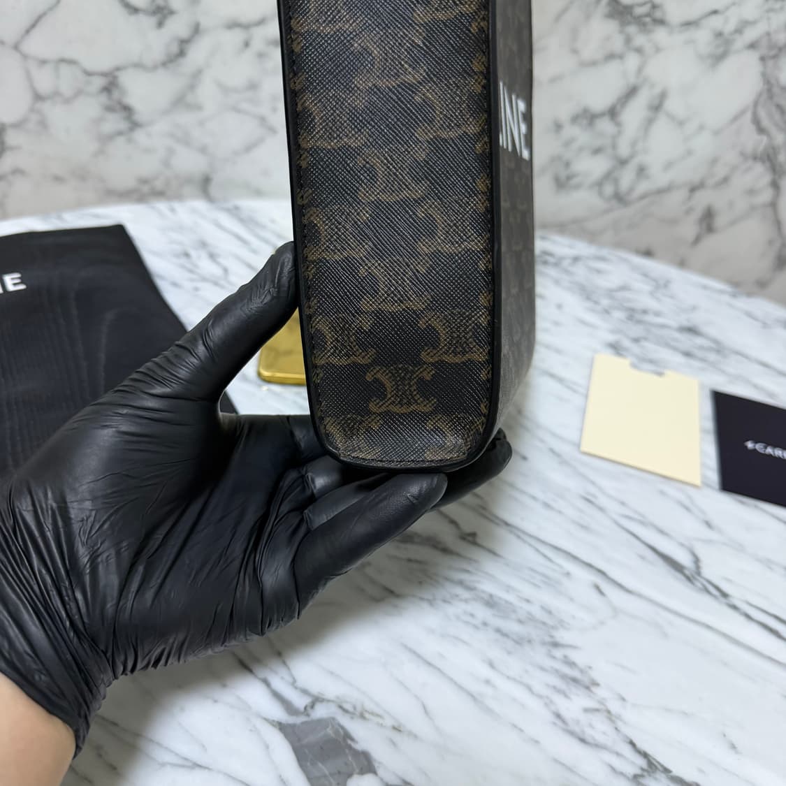 셀린느 카바스 미니 토트백 크로스백
 상품이미지4