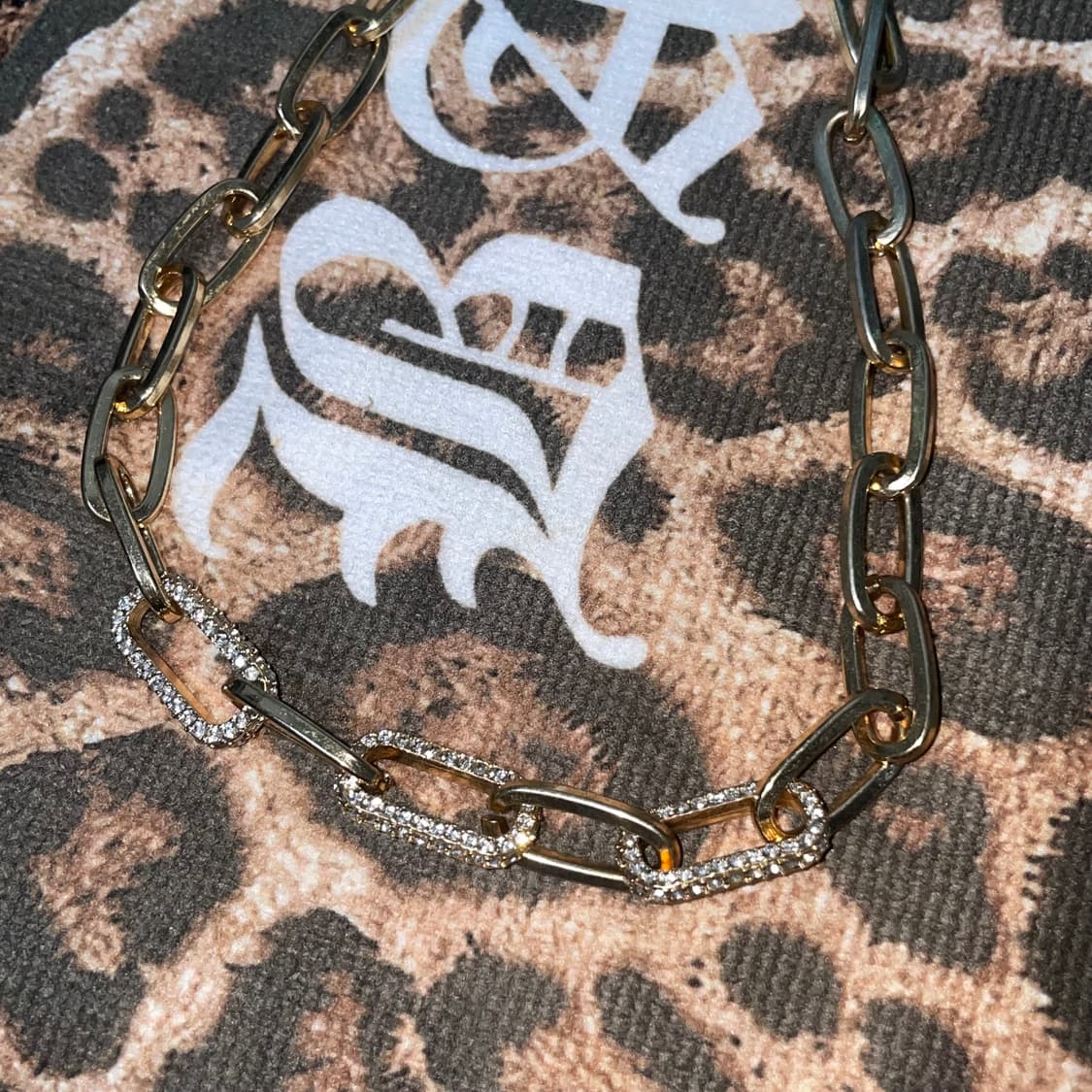 빈티지 오네갸루 큐빅 목걸이 상품이미지1