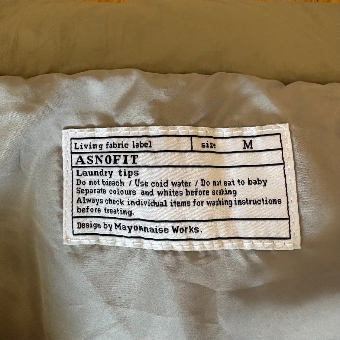 ASNOFIT 패딩 M사이즈 상품이미지6