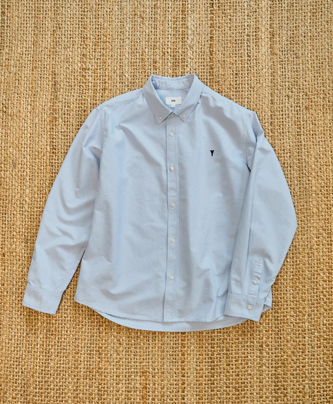 알와이오오 Ryoo Ox. Washed Shirt Blue 상품이미지1