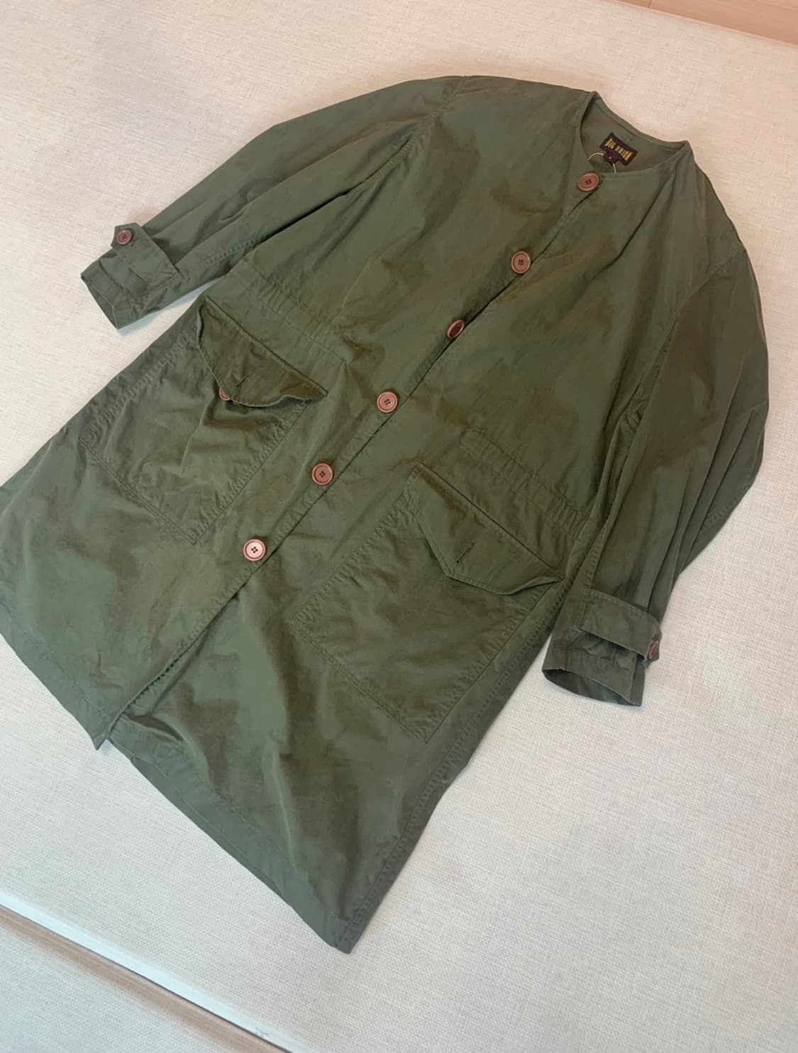 BIG UNION 복각 카키 코트 M 상품이미지1