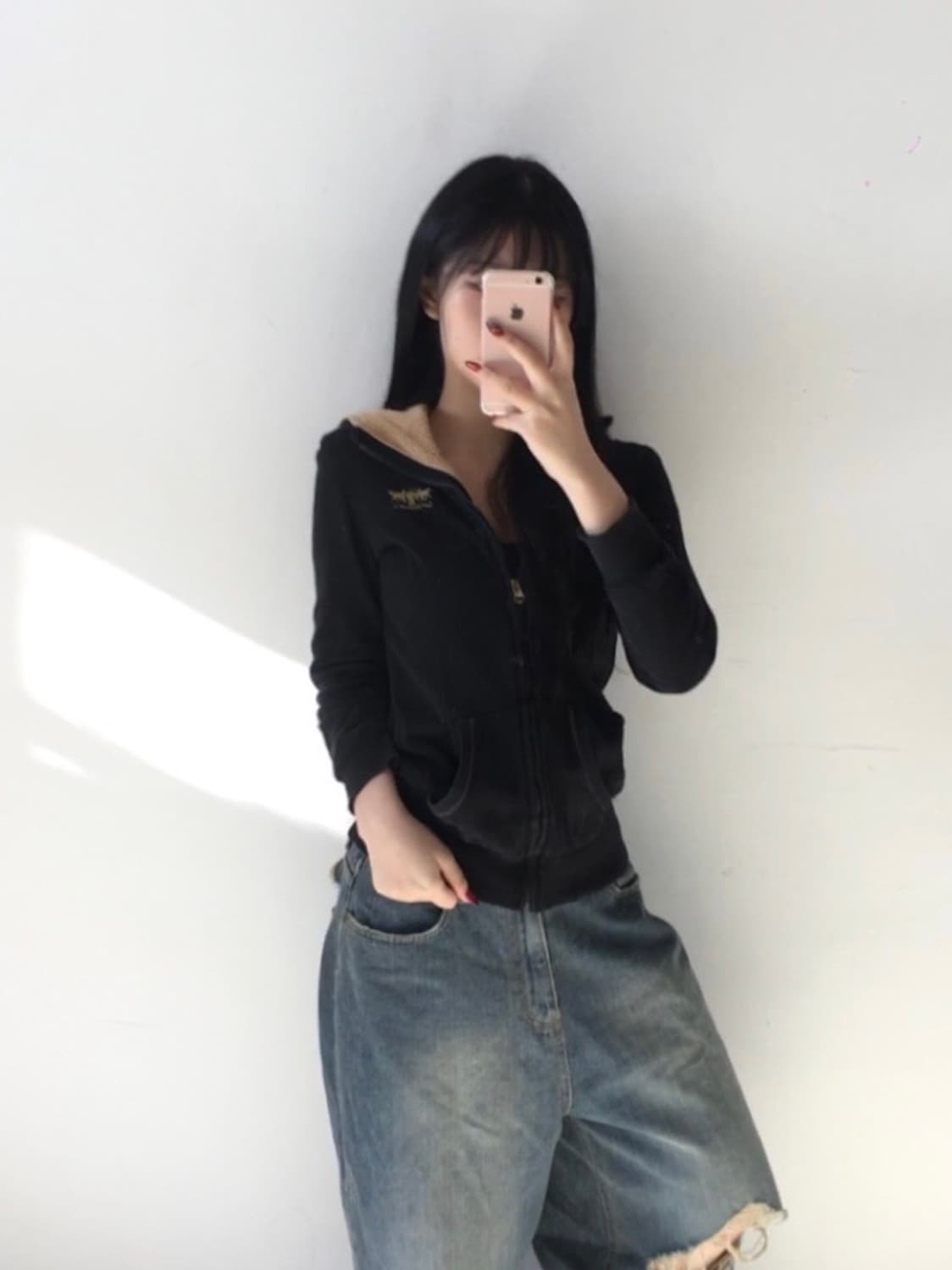 리바이스 자수 후드집업 상품이미지2