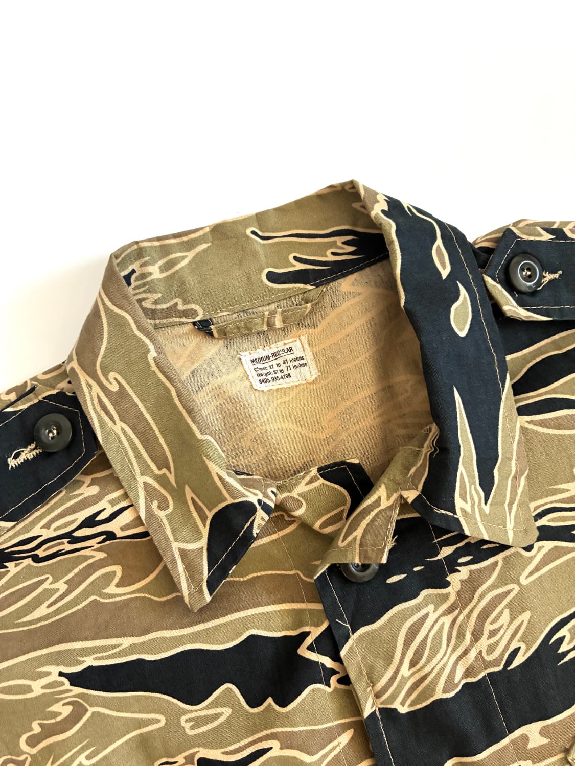 60년대 타이거카모 정글퍼티그 자켓 리프로 상품이미지2