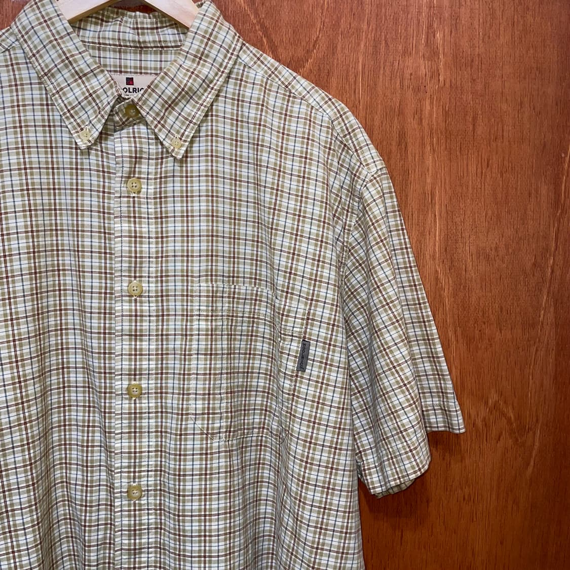 (XL) Woolrich 울리치 체크 반팔 셔츠 상품이미지2