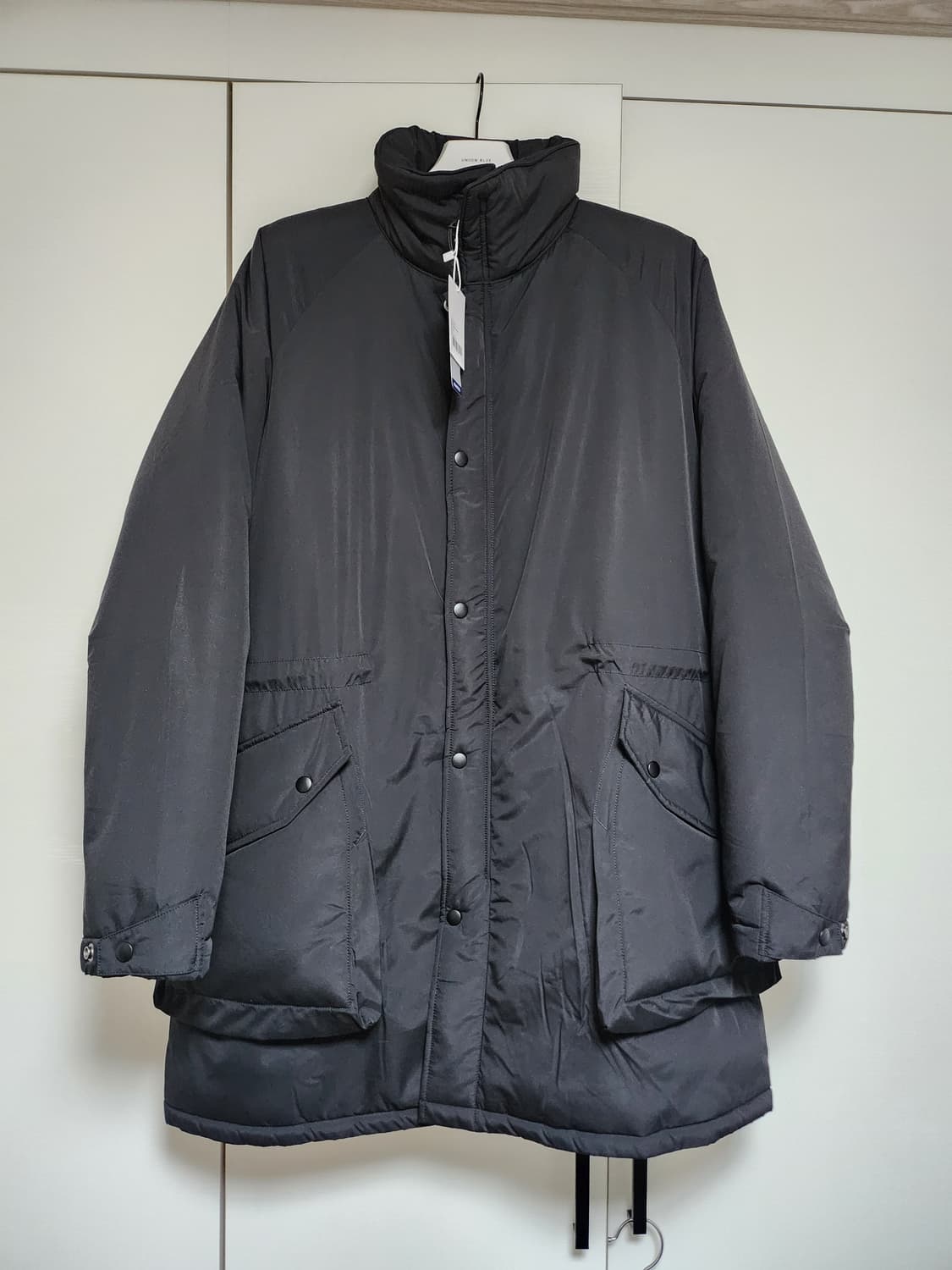 [2] 스테디에브리웨어 라이트 패디드 파카 블랙 새상품 상품이미지1