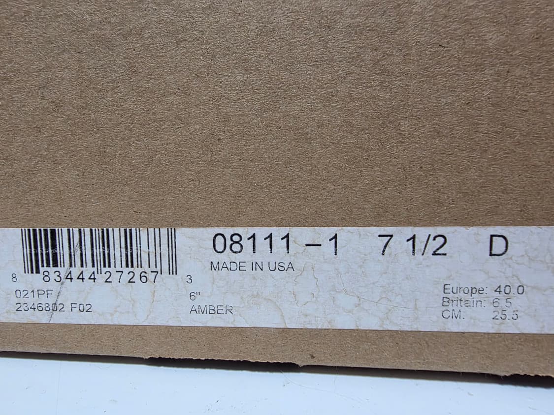 레드윙 아이언레인저 8111 7.5d 255 사이즈 구형(홍창) 상품이미지6