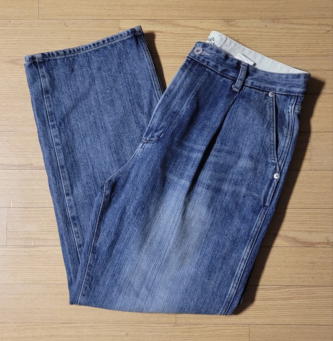 러프사이드 연청바지 34사이즈 상품이미지1