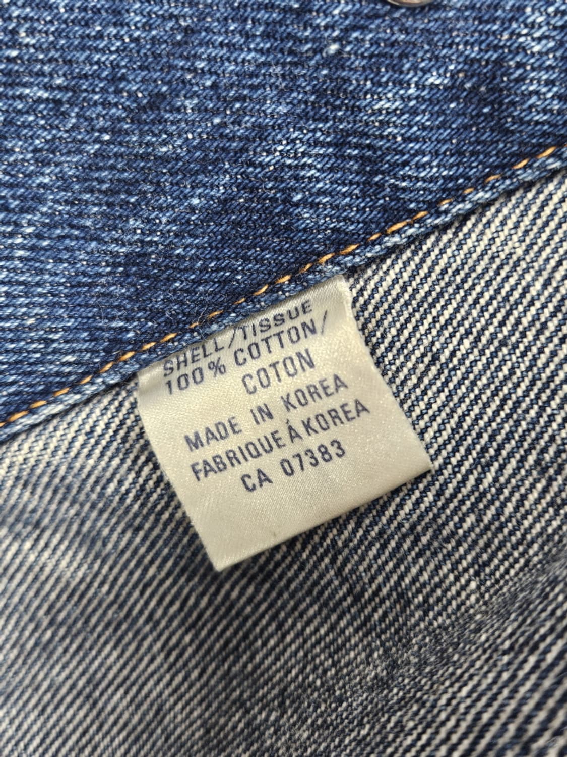 80's 폴로랄프로렌 데님 덩가리 트러커 자켓 ( L ) / 9994 상품이미지9