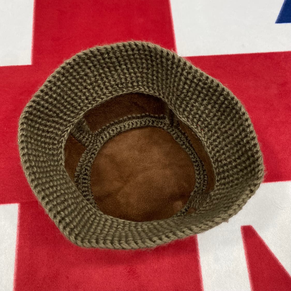 빈티지 니트 스웨이드 버킷햇 여성 Free  상품이미지4