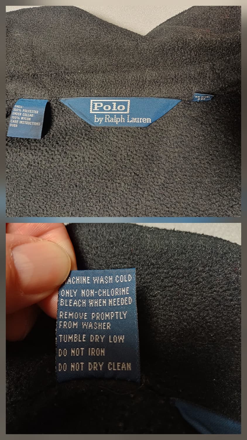 [빈티지] 90s 폴로랄프로렌 폴라텍 스윙톱(블랙/M)[100-105] 상품이미지9