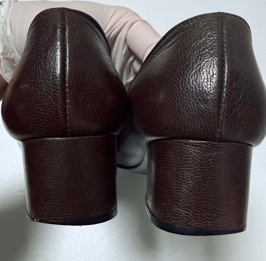 닥스 DAKS 가죽 로퍼 힐 / 브라운 240 상품이미지7