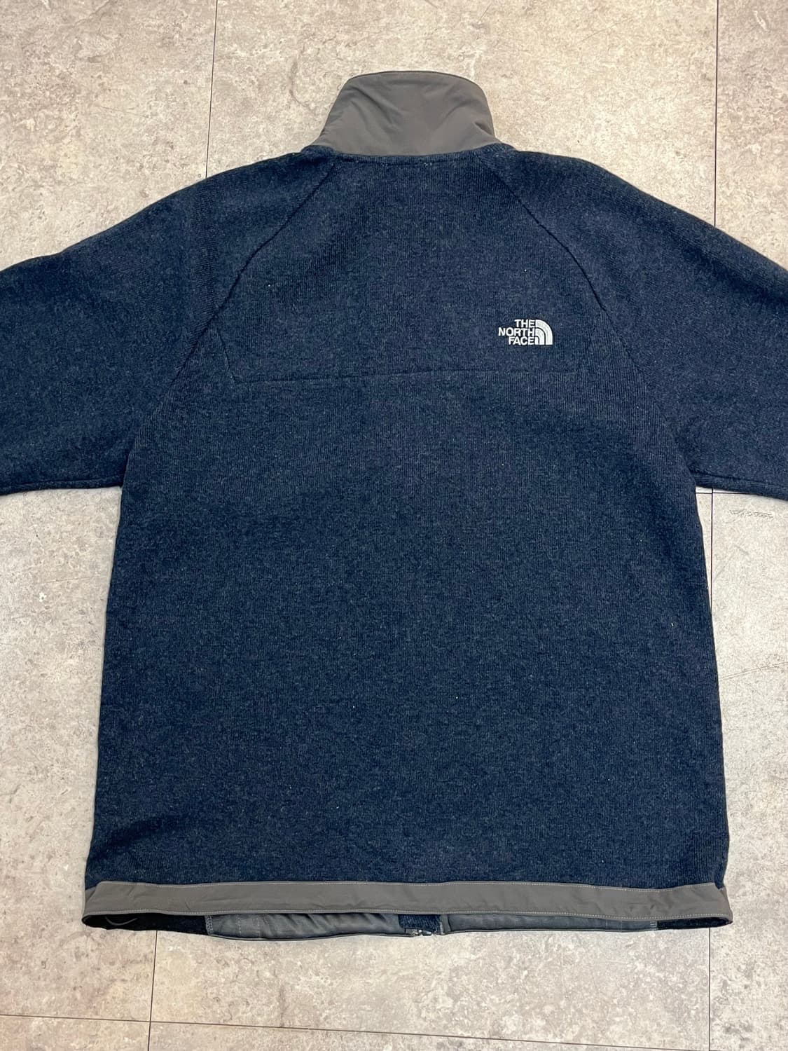 노스페이스 니트 집업 자켓 네이비 M #csz2993 상품이미지8