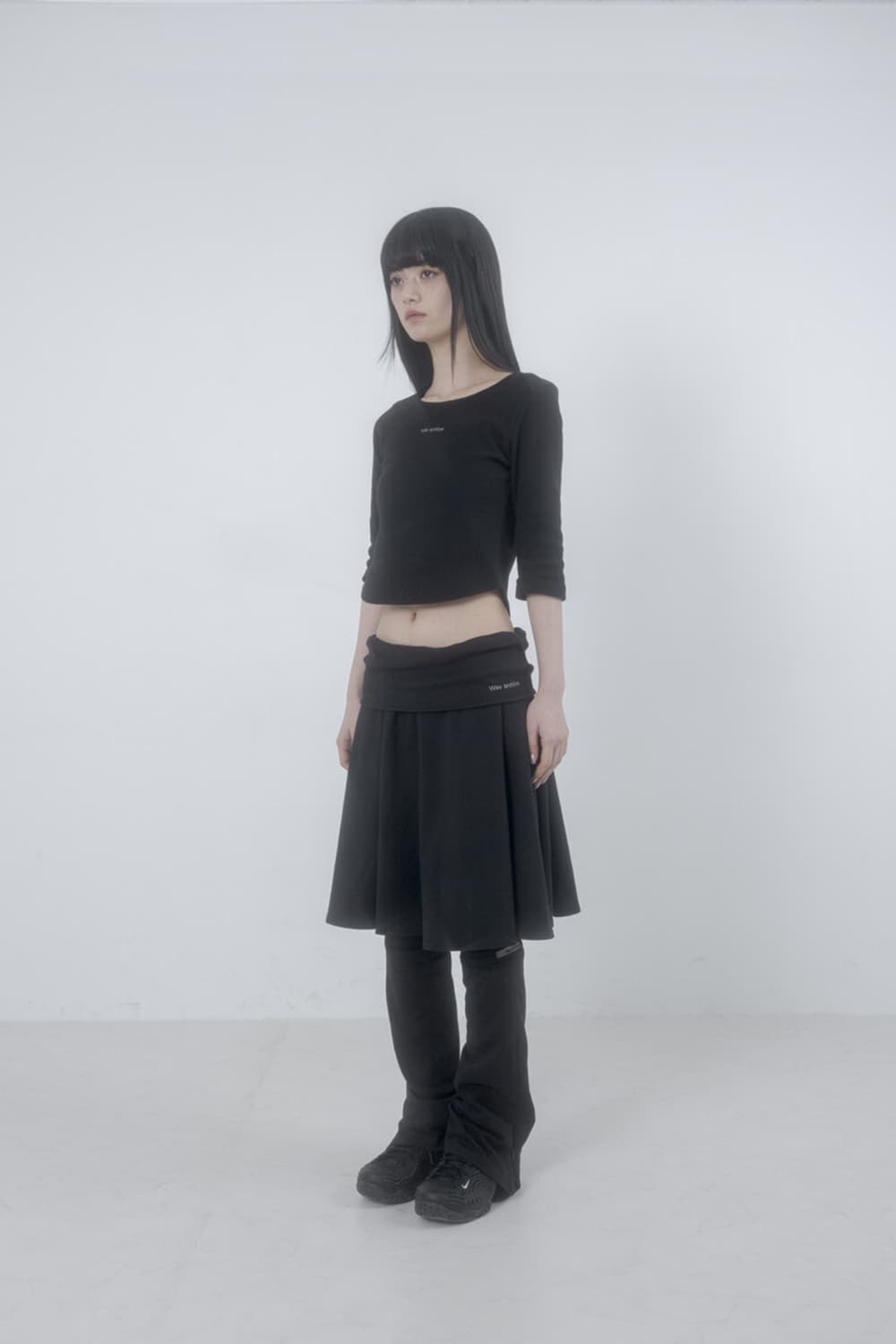 wsc archive wsc 아카이브 미디 스커트, 레그워머 상품이미지2