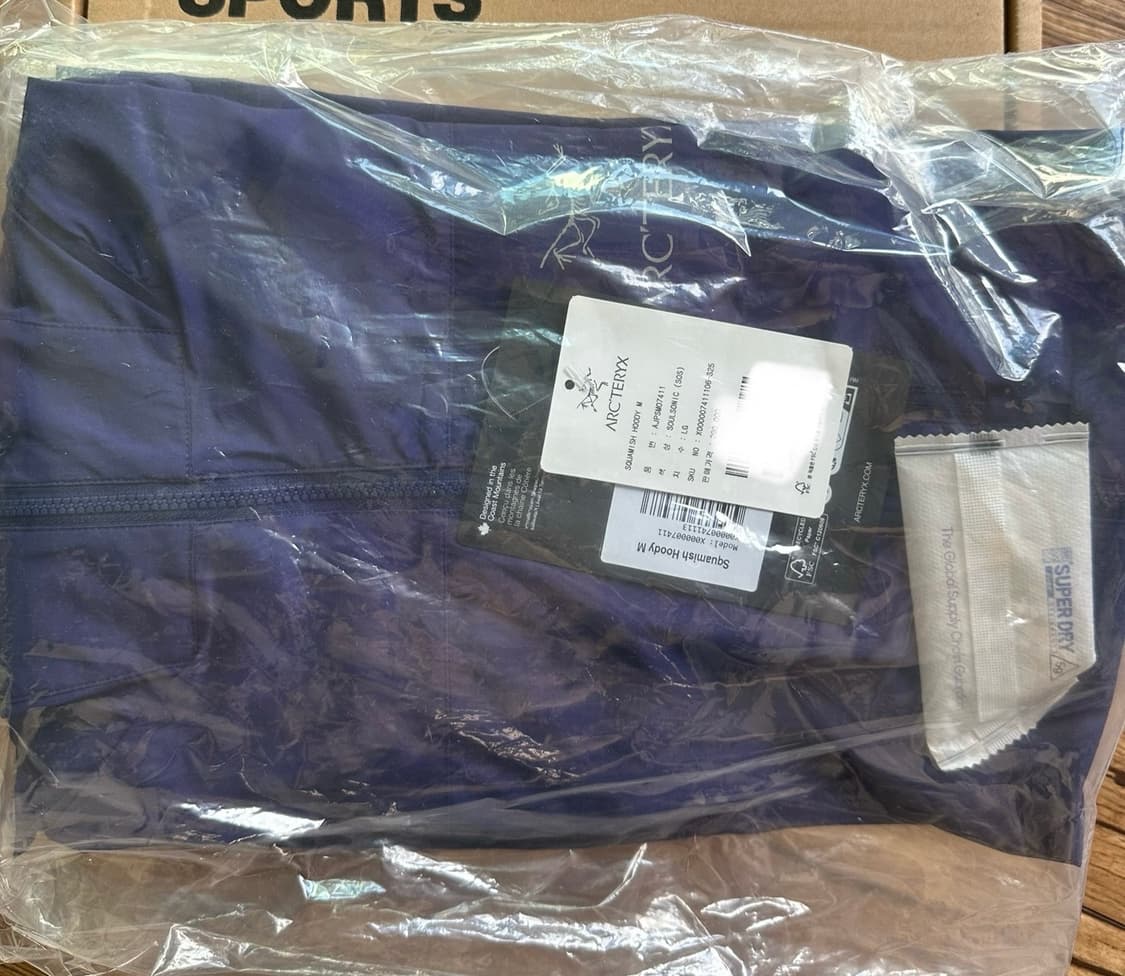 아크테릭스 스쿼미시 후디 소울소닉 L 미개봉 상품이미지2