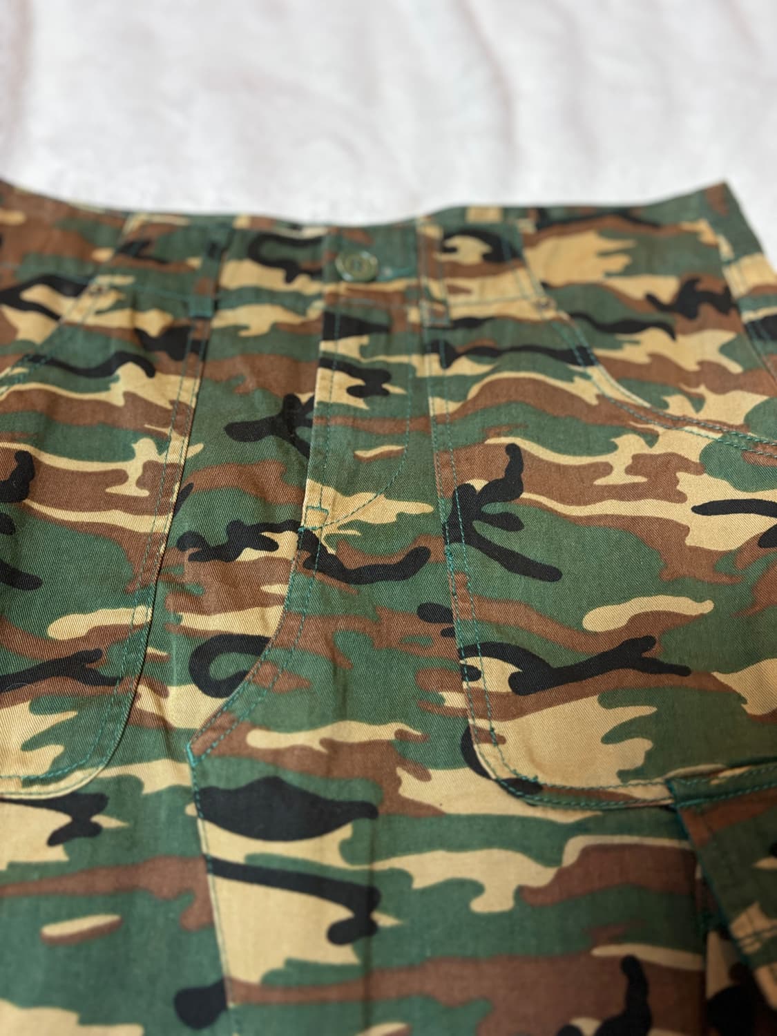 언발란스 카모 카고 스커트 상품이미지6