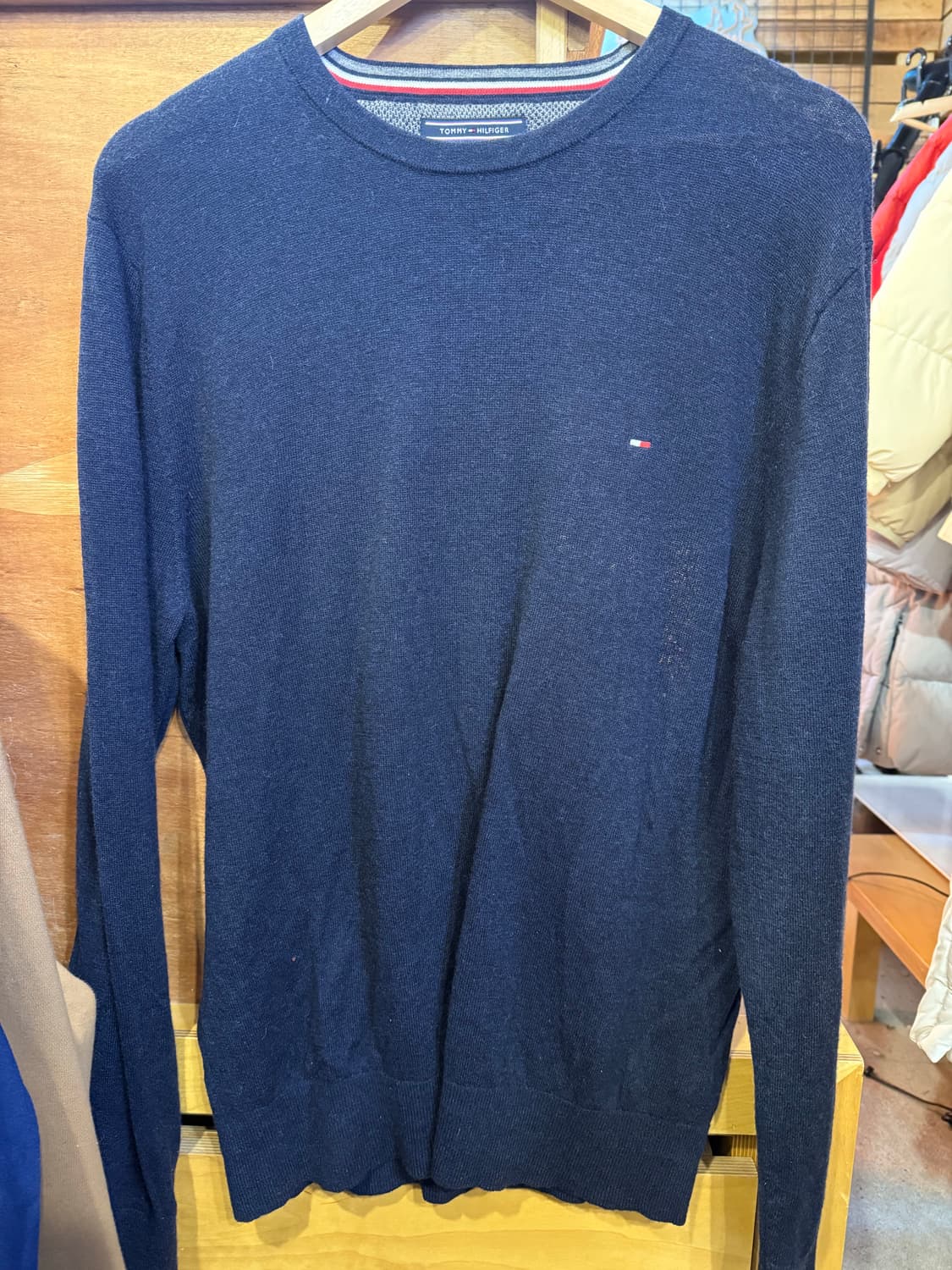 타미힐피거 블랙 니트 상품이미지1