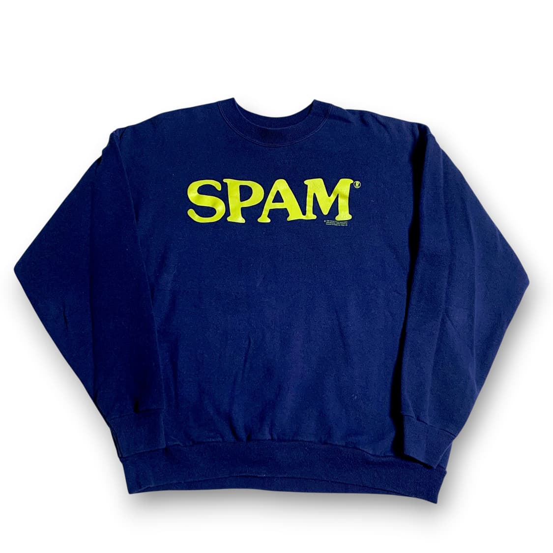 [XL] 90s SPAM Logo Sweatshirt Navy 상품이미지1
