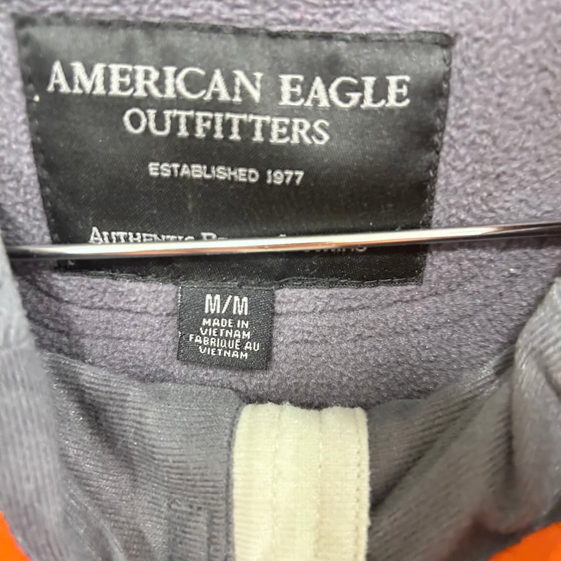 아메리칸 이글 래글런 배색 이너후리스 바람막이 상품이미지3