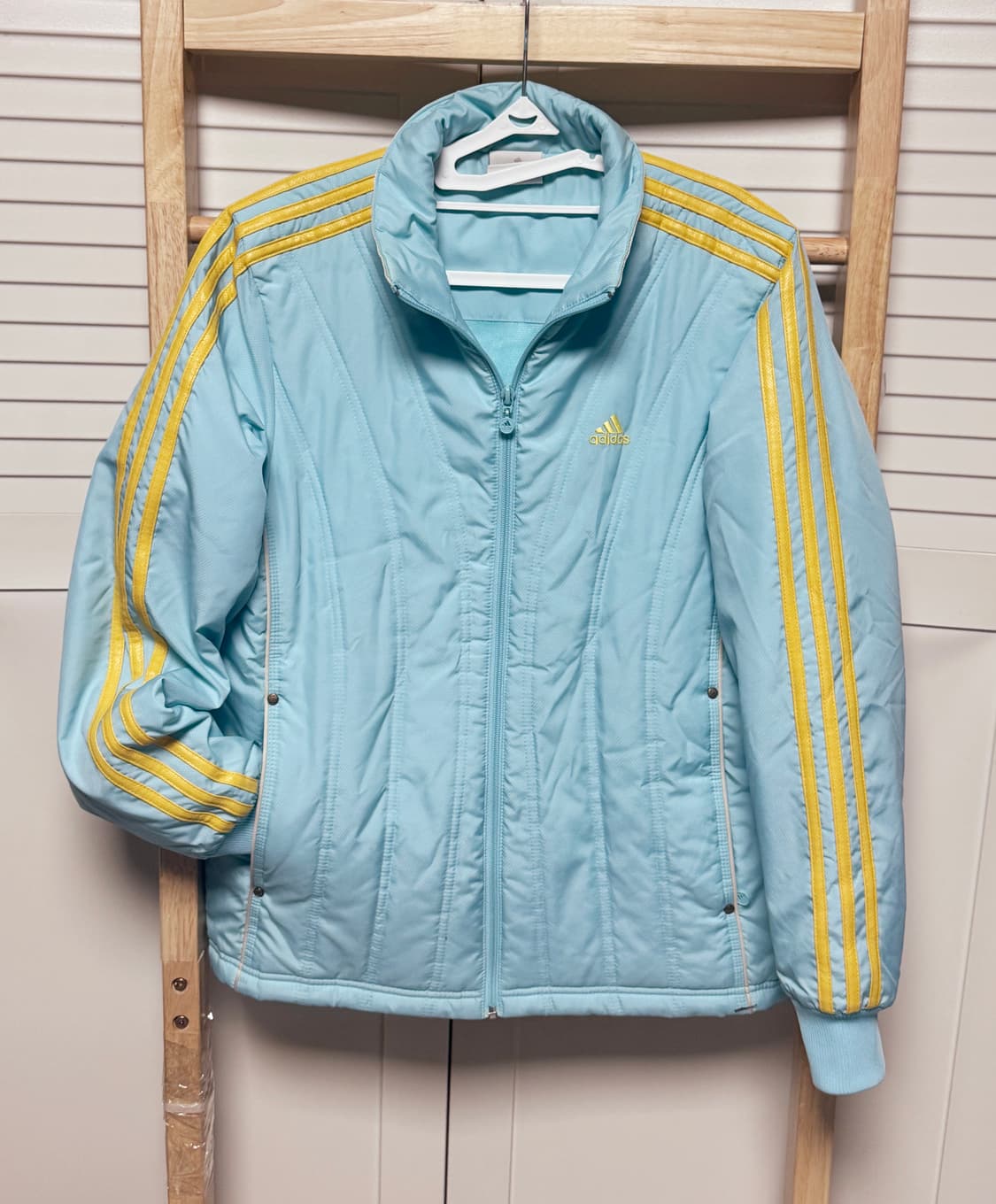 아디다스 삼선 민트 바람막이 점퍼 자켓 상품이미지1