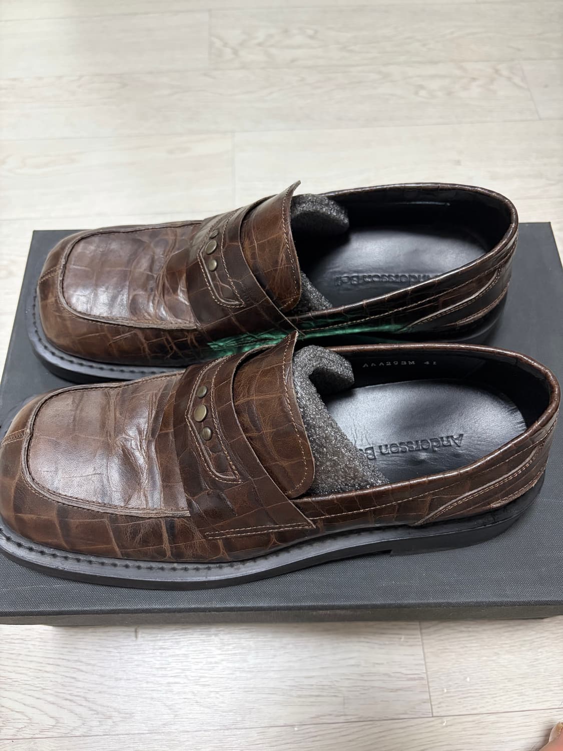 앤더슨벨 브로일스 페니 로퍼 aaa293m BROWN, 260(41) 상품이미지2