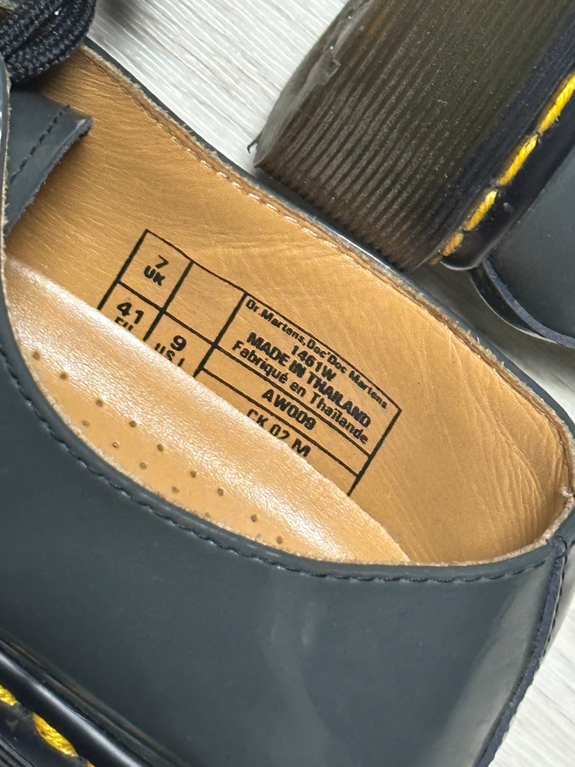 닥터마틴 1461W 스무스 그레이 260 uk7 상품이미지5