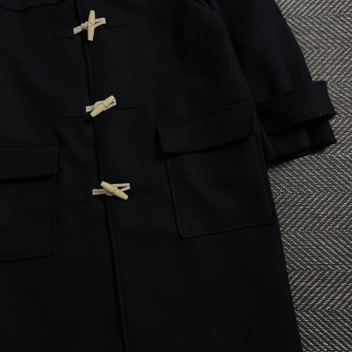 파르티멘토 미니멀 오버핏 더플 후드 롱코트y 4143 상품이미지4