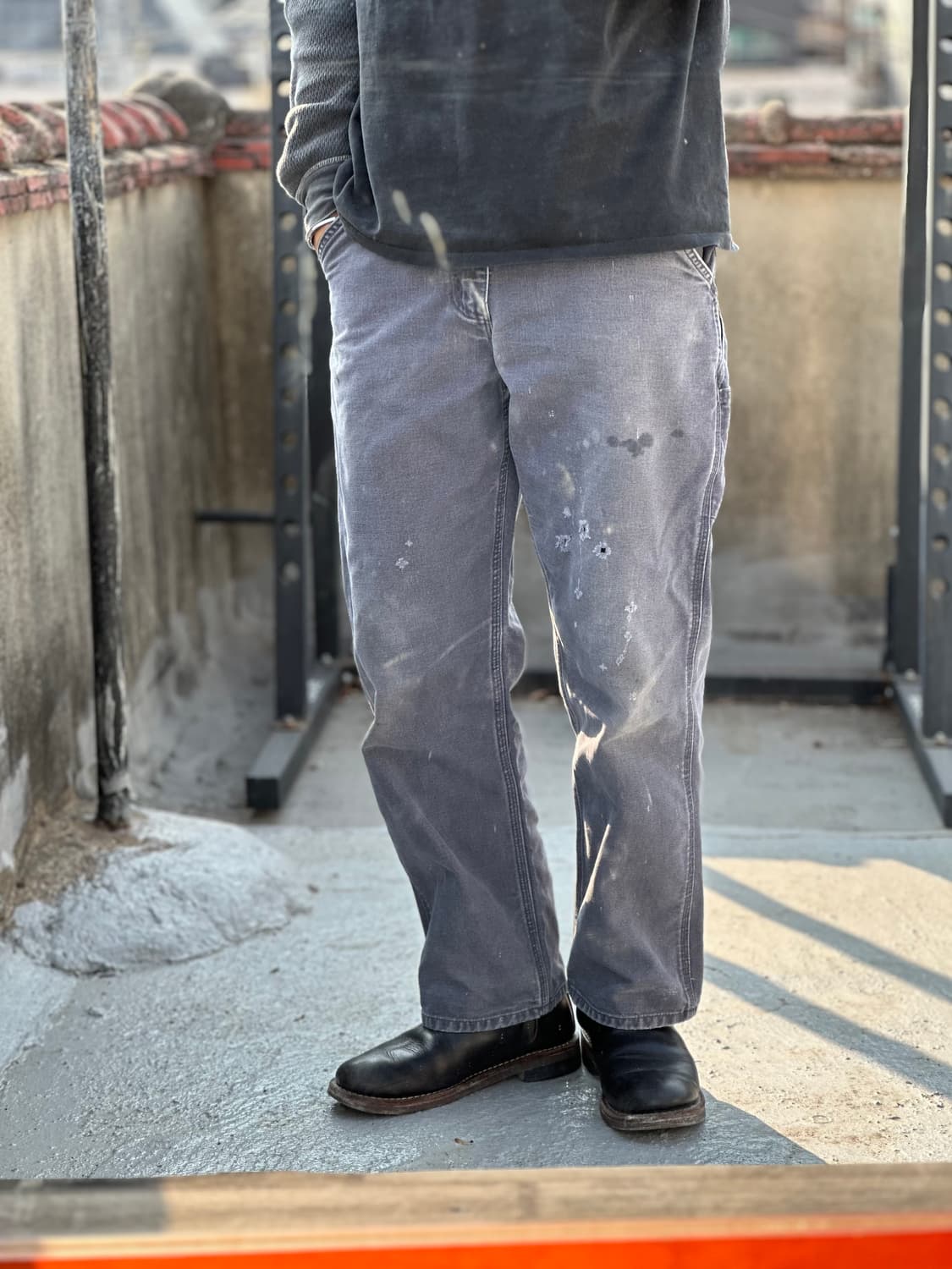 Carhartt Distressed 칼하트 싱글니 카펜터 팬츠 32x30 상품이미지1