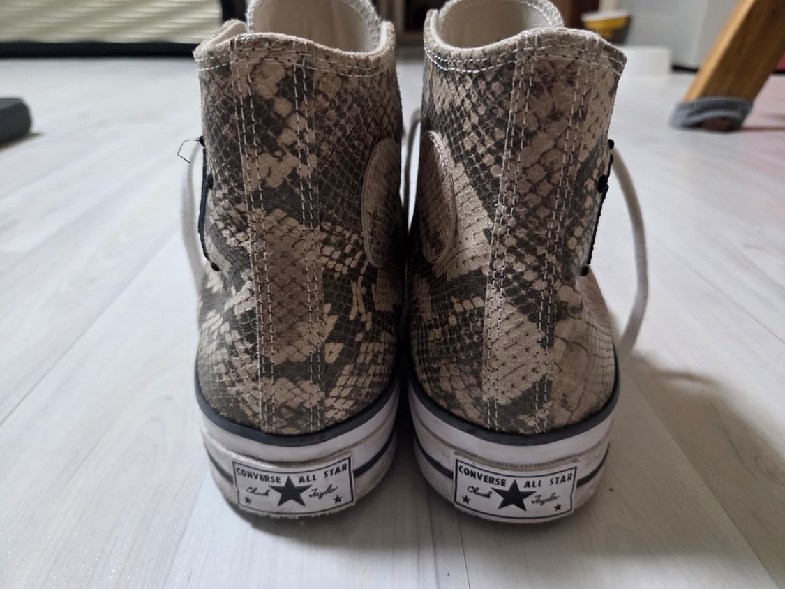 컨버스 x 스투시 척 70 하이 레더 스네이크스킨 275 상품이미지5