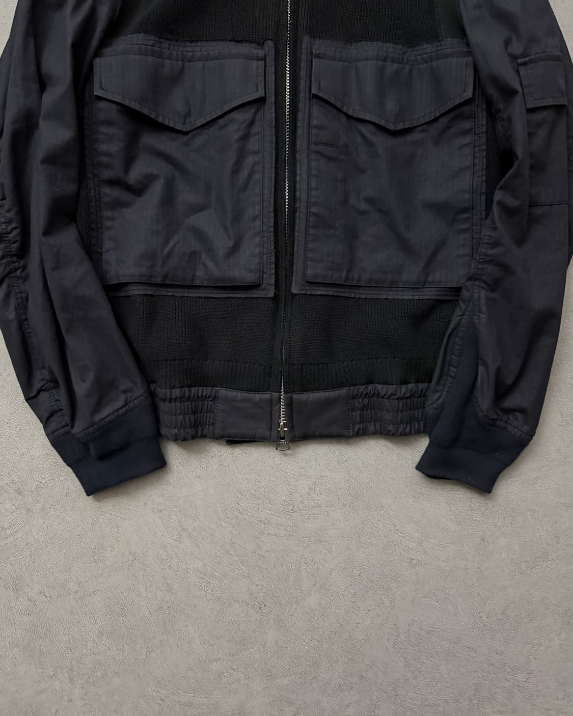 Sacai 니트 믹스 MA-1 하이브리드 자켓 상품이미지6