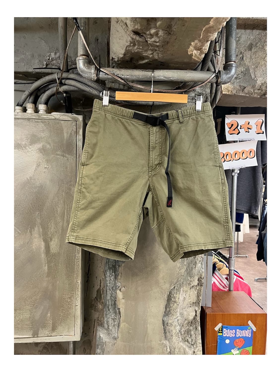 그라미치 하프 팬츠 카키 L #csz4144 상품이미지1