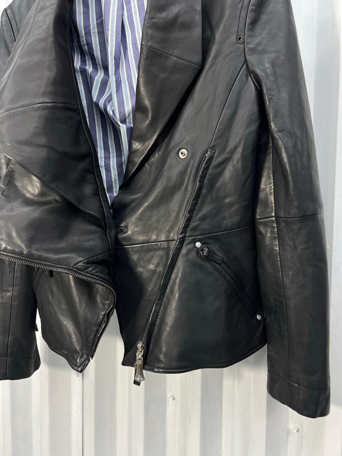 lambskin transform rider jacket 상품이미지6