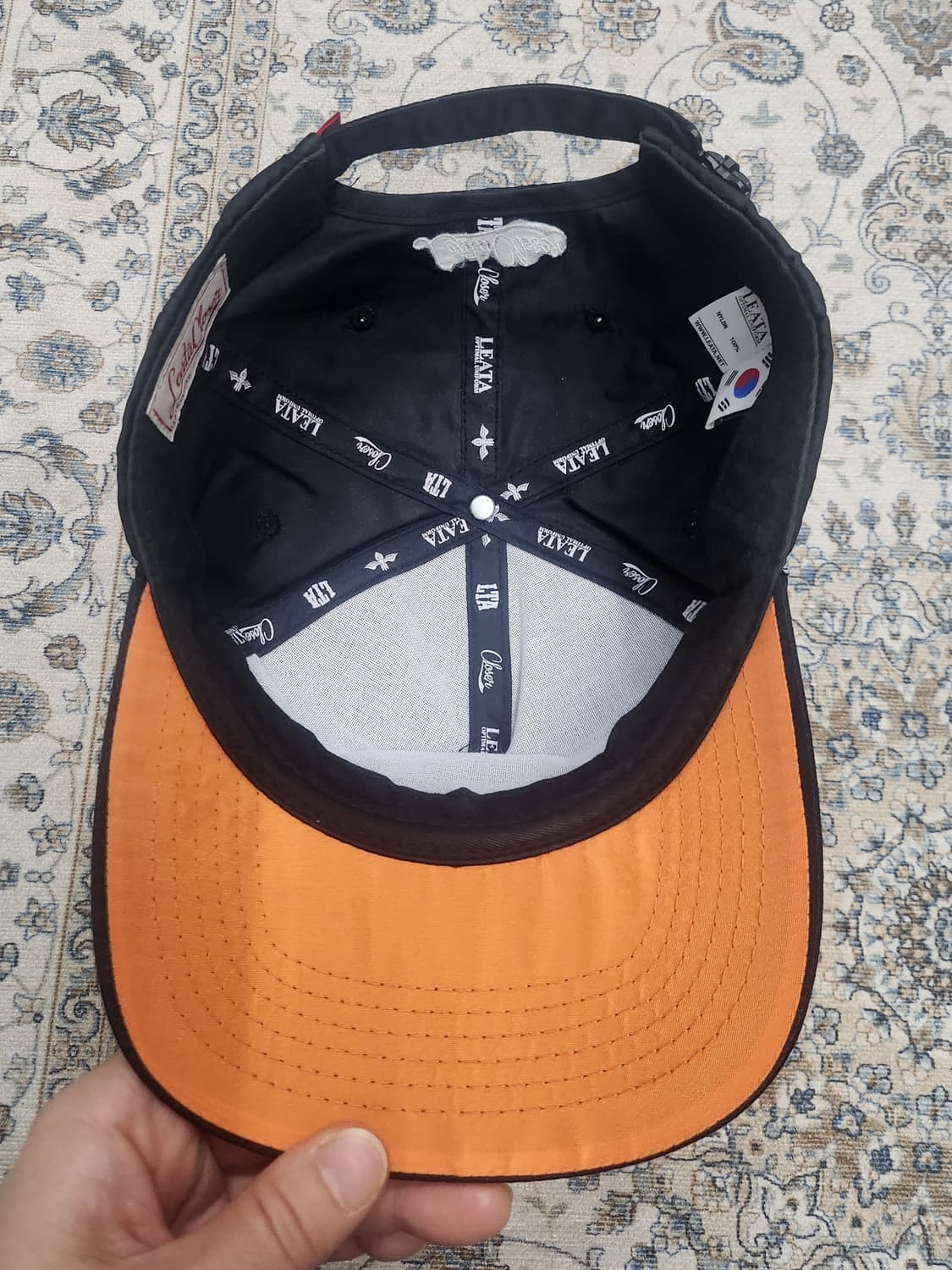 LEATA 리타 삼각 패턴 볼캡 상품이미지6