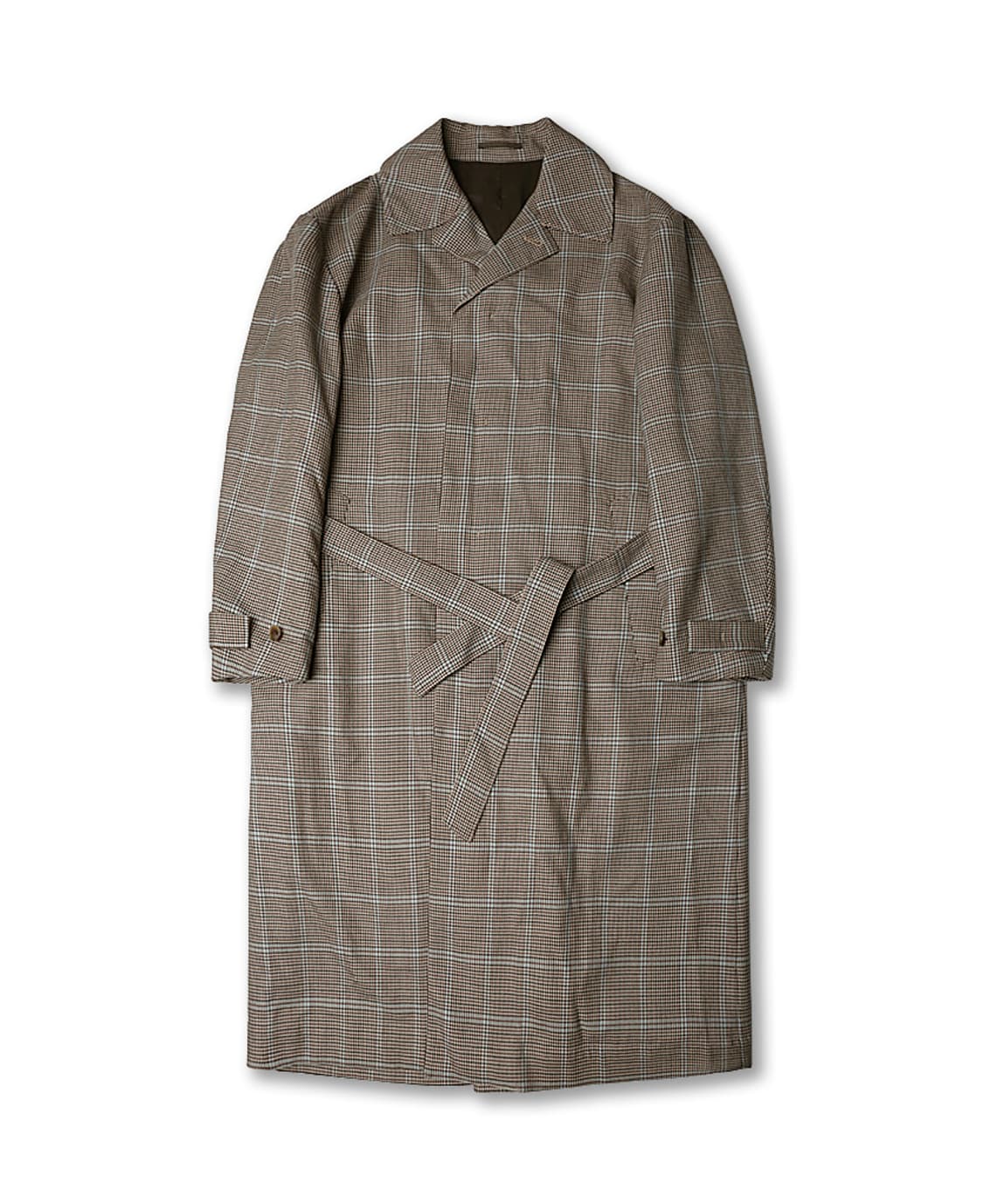 아담 엣 로페 [Adam Et Rope] 빈티지 클래식 체크 벨트 롱코트 상품이미지1