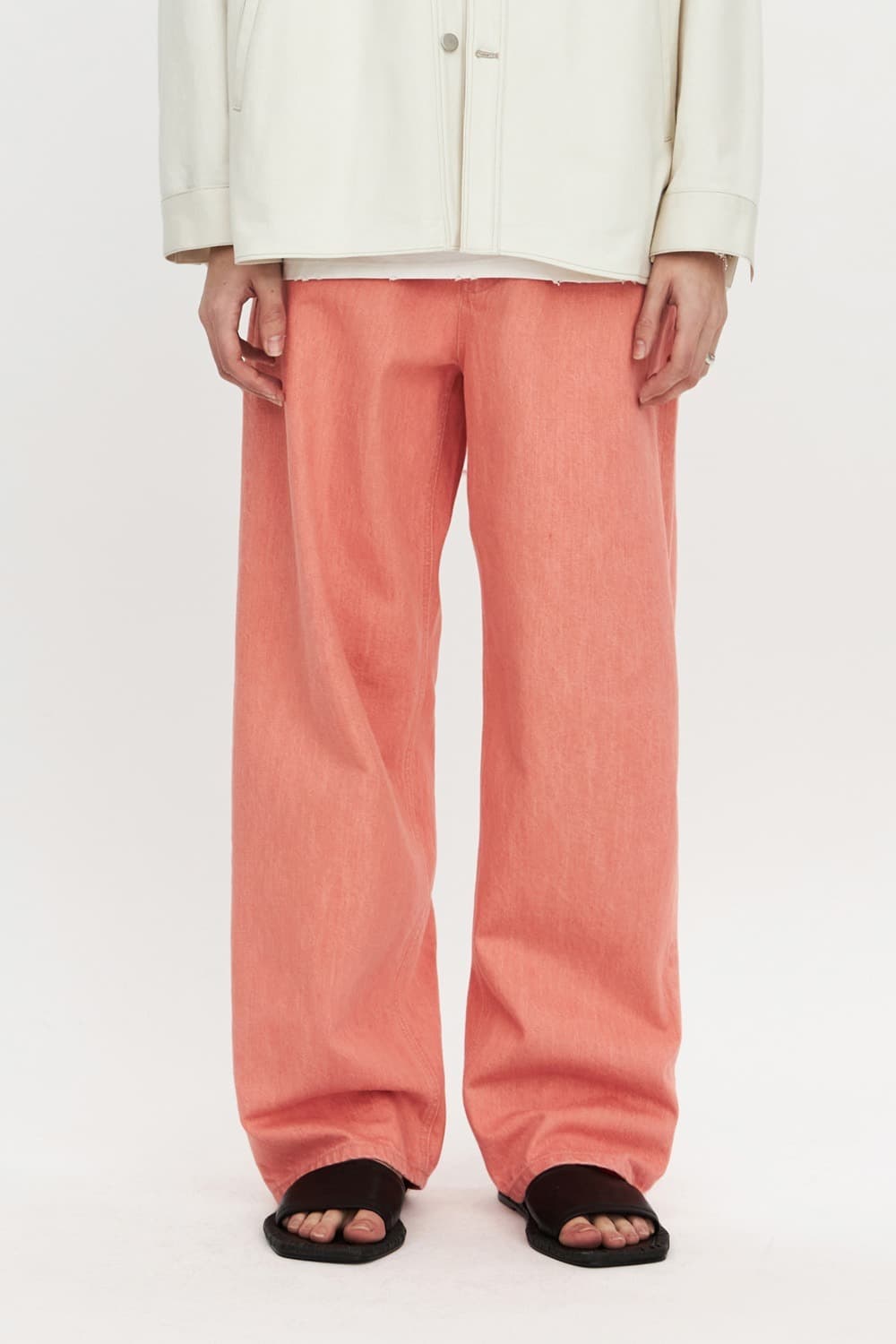 Youth denim pants (pink) 상품이미지1