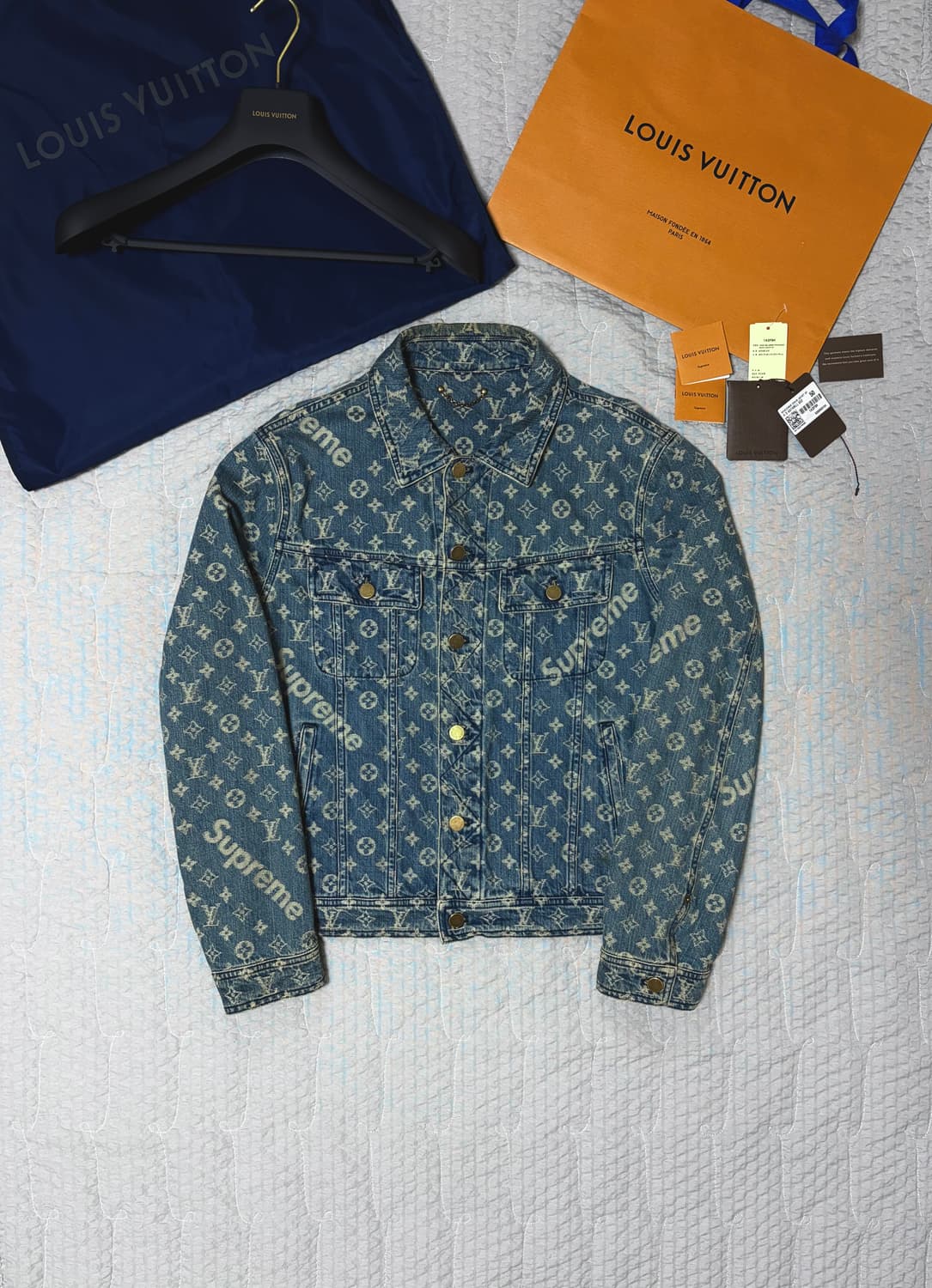 루이비통 X 슈프림 데님자켓 상품이미지2