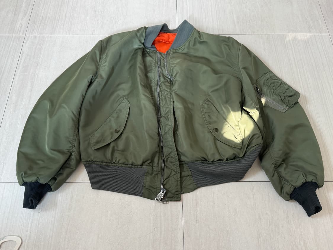 GREENBRIER MA-1 항공자켓 L, XL(팔소매 작은 얼룩) 상품이미지1