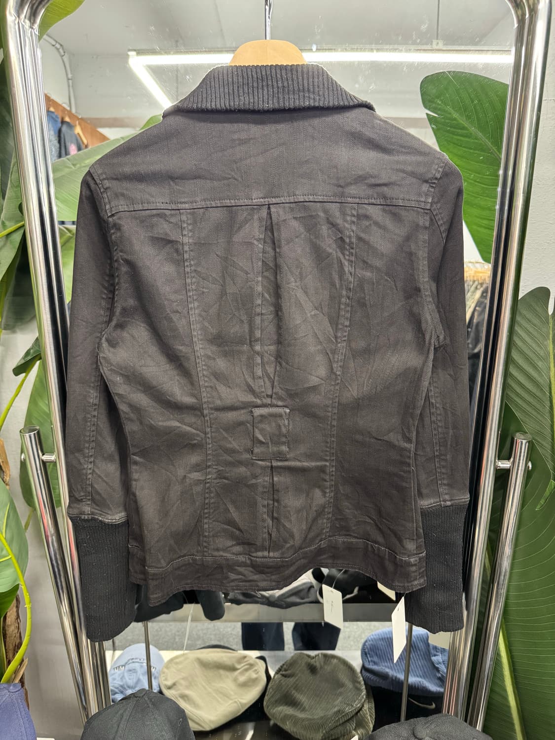 American vintage 여자 흑청데님자켓 상품이미지4