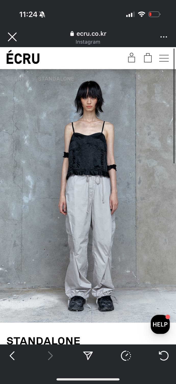 스탠드얼론 Tuck utility pants 카고팬츠 상품이미지2