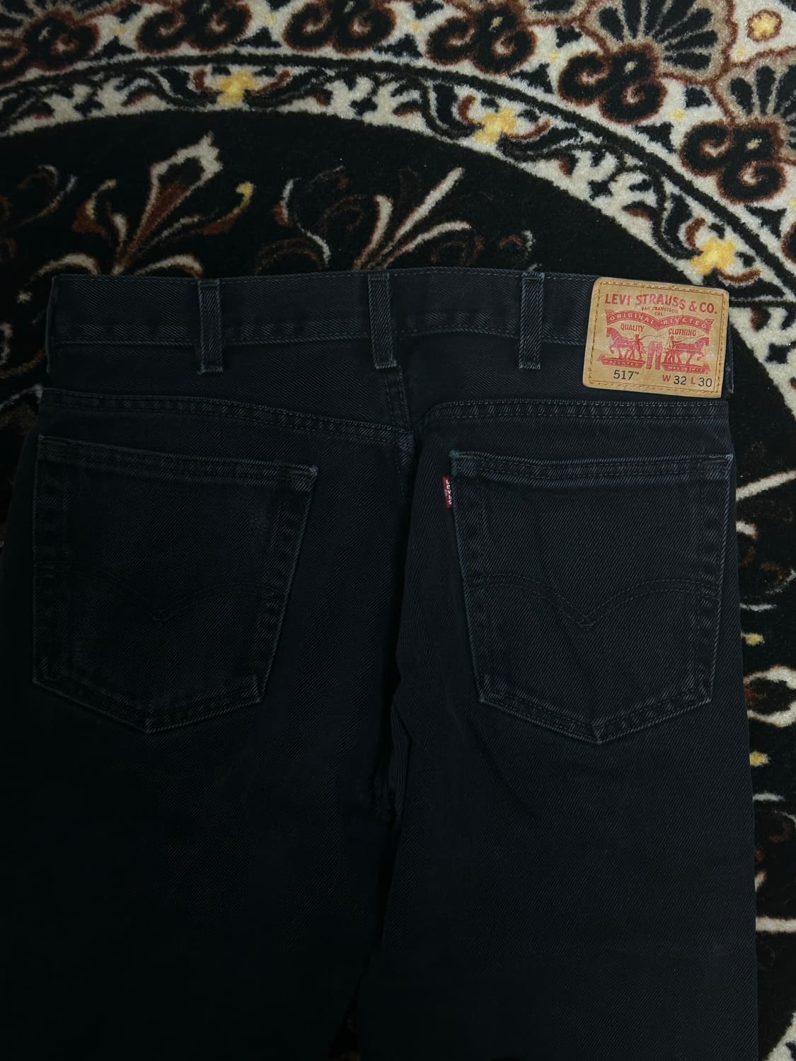 리바이스 빈티지 517 블랙 32 상품이미지2