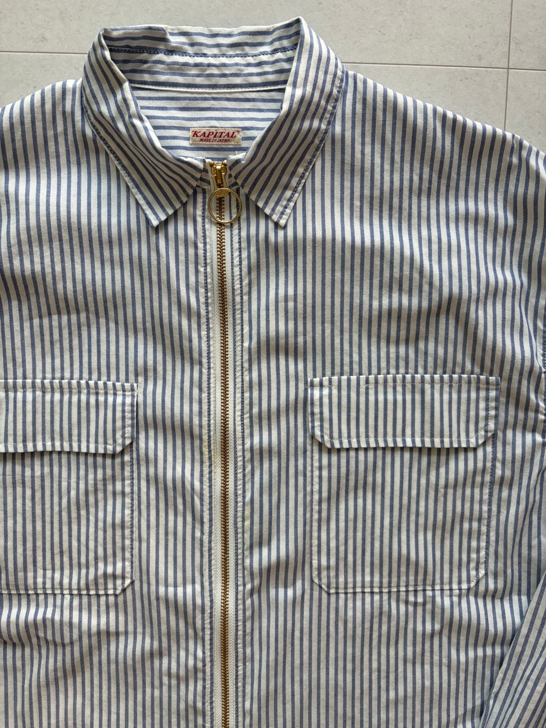 캐피탈 스트라이프 드리즐러 워크셔츠 상품이미지1