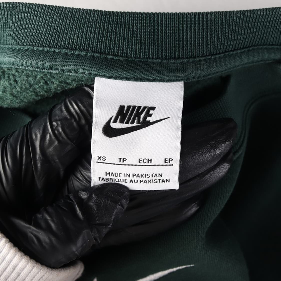 나이키 미니 스우시 딥그린 크롭 맨투맨 XS 상품이미지5