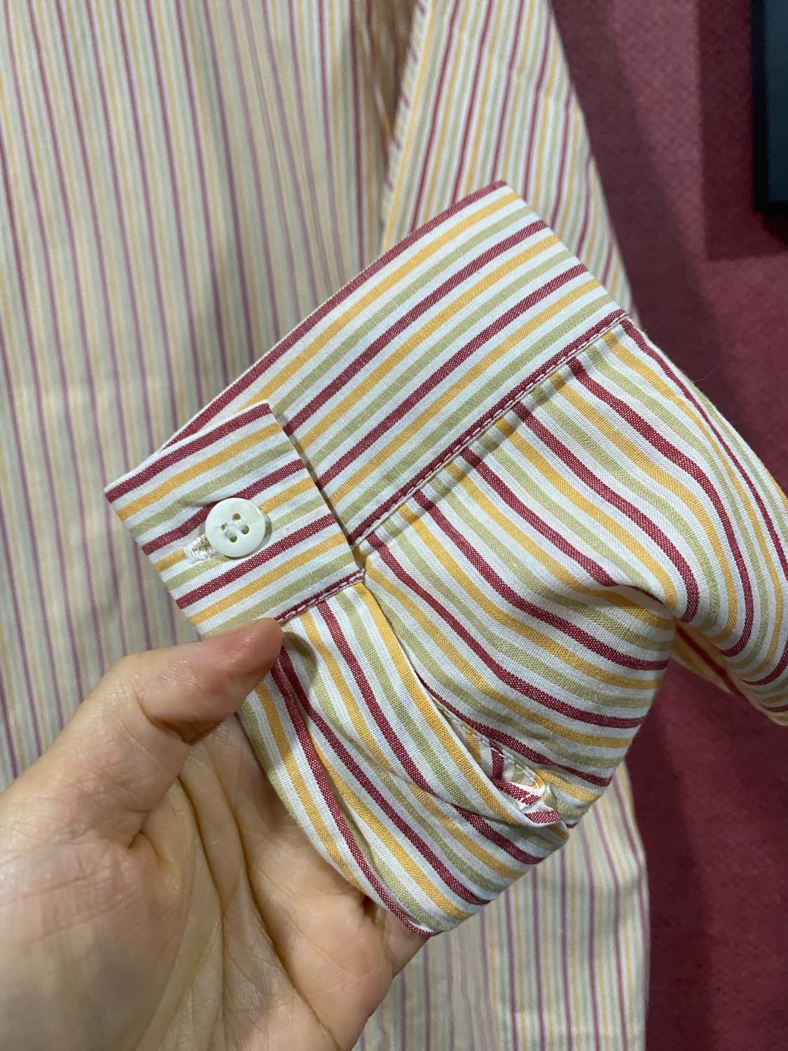 Helene de Michel 스트라이프 셔츠 L 상품이미지4