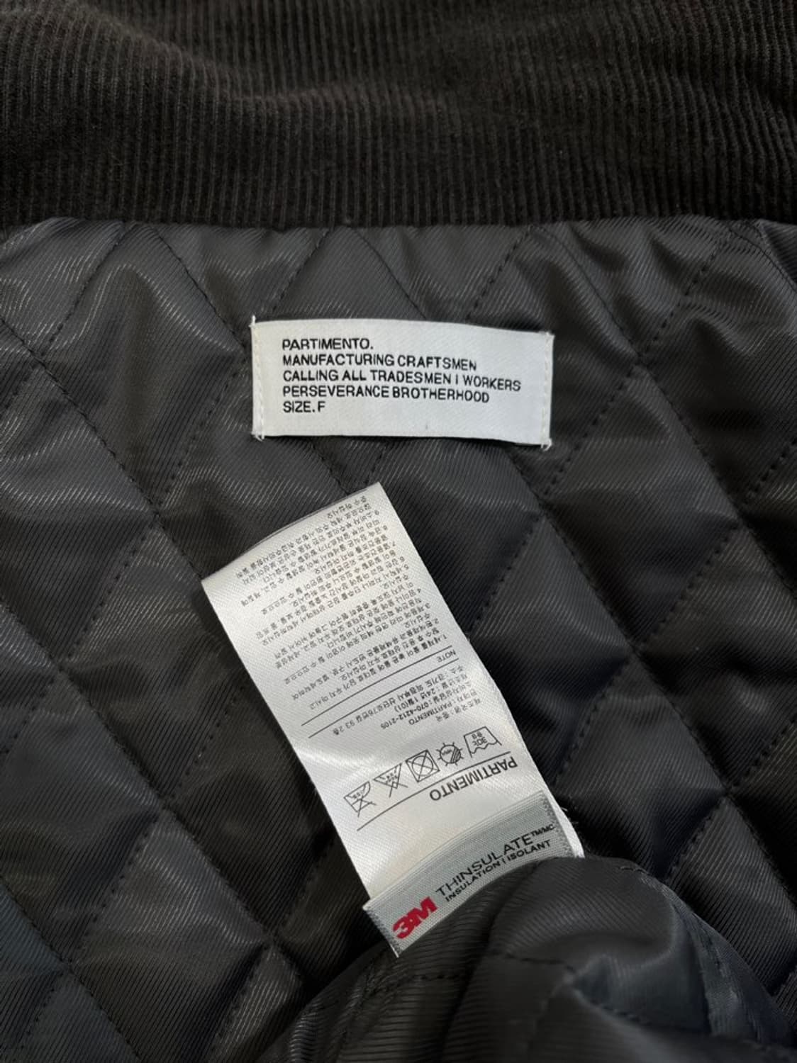 파르티멘토 코듀로이 봄버 자켓/#3291 상품이미지4